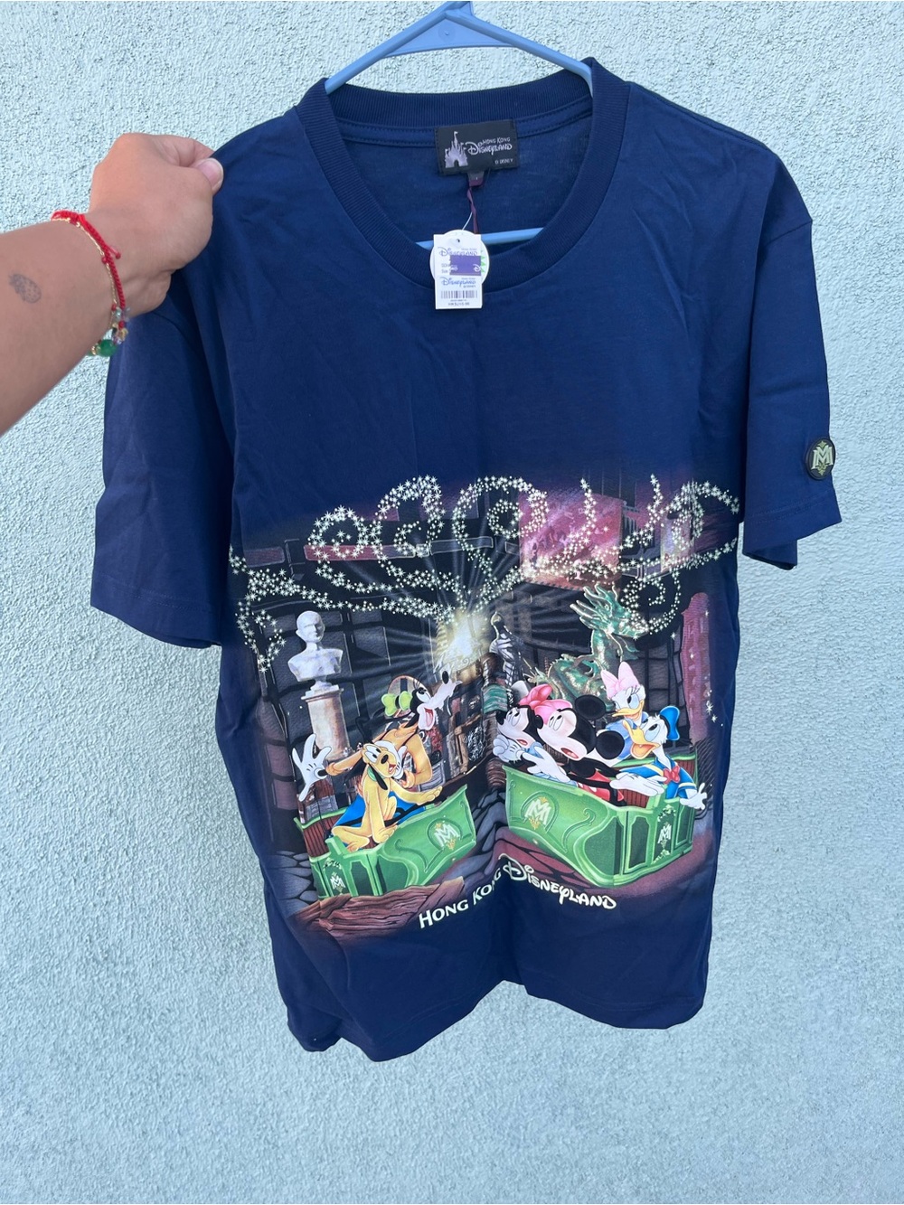 Disney Hong Kong Disneyland Navy Graphic Tee - Mickey & Friends